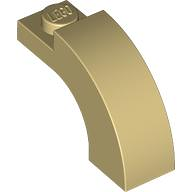 tan arch 1 x 3 x 1 2 3 curved top