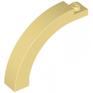tan arch 1 x 5 x 3 1 3 curved top