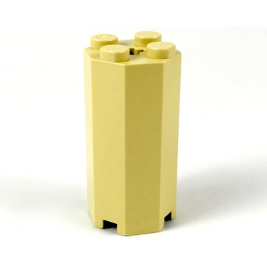 tan brick modified octagonal 2 x 2 x 3 1 3