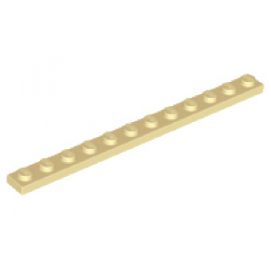 tan plate 1 x 12