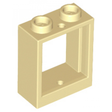 tan window 1 x 2 x 2 flat front