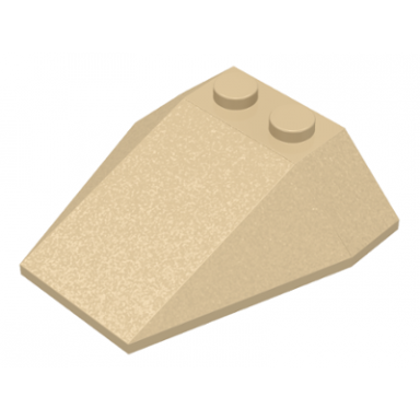 tan wedge 4 x 4 triple without stud notches