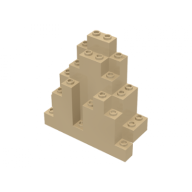 tan rock panel 3 x 8 x 7 triangular lurp
