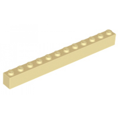 tan brick 1 x 12