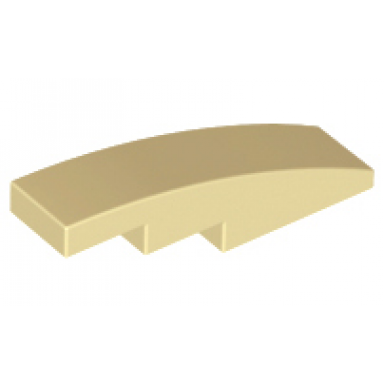 tan slope curved 4 x 1