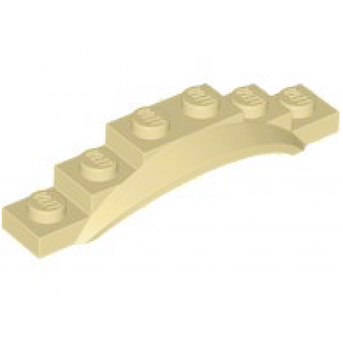 tan vehicle mudguard 1 1 2 x 6 x 1 with arch