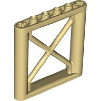tan support 1 x 6 x 5 girder rectangular
