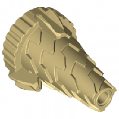 tan cone spiral jagged - step drill