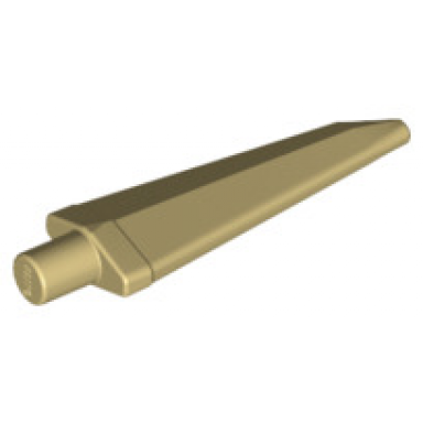 tan minifigure weapon sword spike flexible 3.5l with bar end