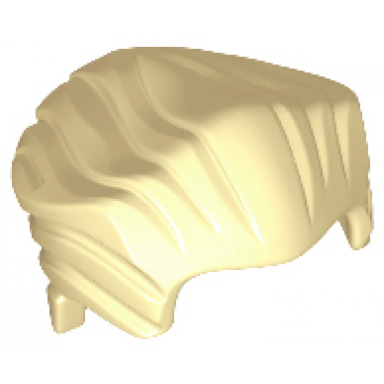 tan minifigure hair swept back with widows peak