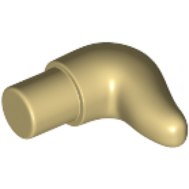 tan cattle horn short
