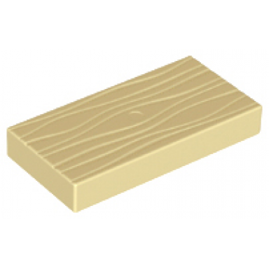 tan duplo tile modified 2 x 4 x 1 2 thick with wood grain profile