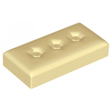 tan duplo tile modified 2 x 4 x 1 2 thick with cushion profile