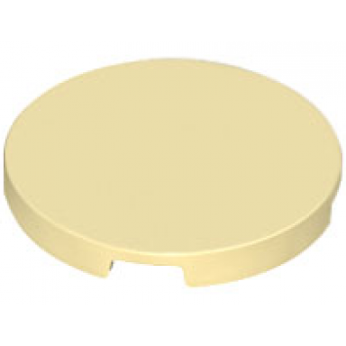 tan tile round 3 x 3