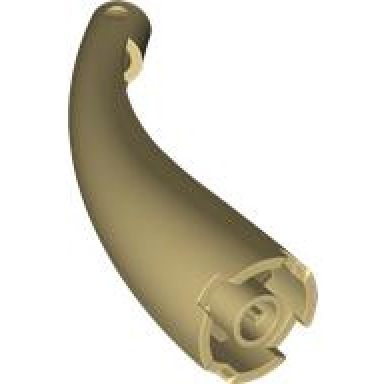 tan dragon tail neck curved