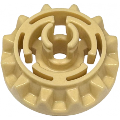 technic gear 12 tooth bevel with clutch and large rotation joint pin