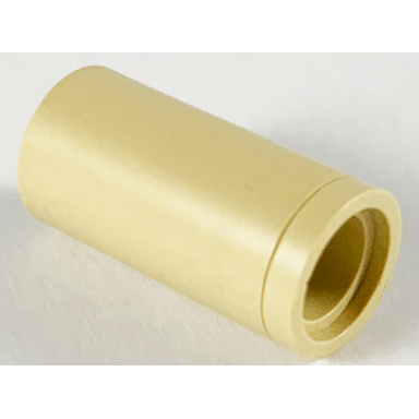 tan technic pin connector round 2l without slot pin joiner round