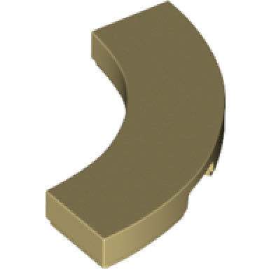 tan tile round corner 3 x 3 macaroni