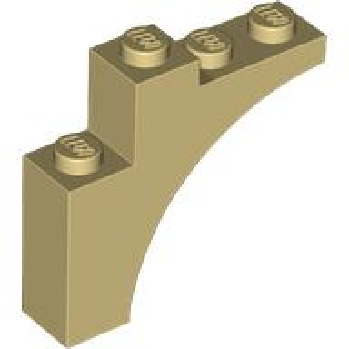 tan arch 1 x 4 x 3