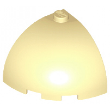 tan brick round corner 3 x 3 x 2 dome top