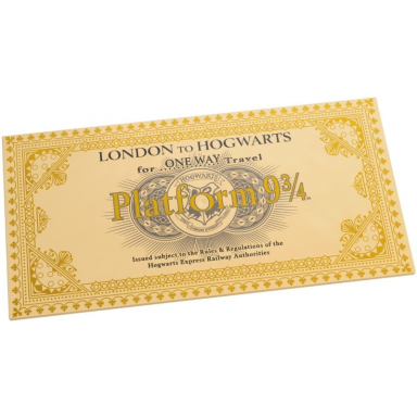 tan tile 8 x 16 with bottom tubes textured surface with hogwarts express train ticket platform 9 3 4 pattern