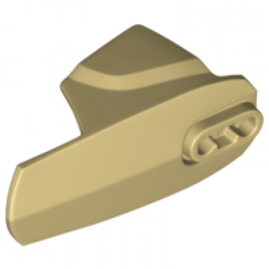 tan hero factory armor with ball joint socket - size 6