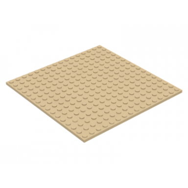 tan plate 16 x 16