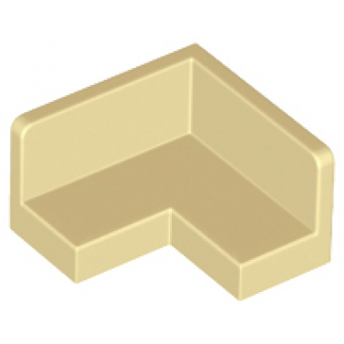 tan panel 2 x 2 x 1 corner