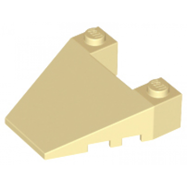 tan wedge 4 x 4 taper with stud notches