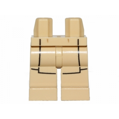tan hips and legs with sw jedi robe pattern