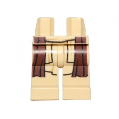 tan hips and legs with sw jedi robe and dark brown coattails pattern