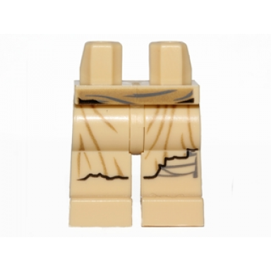 tan hips and legs with sw frayed robe and wrappings on left leg pattern