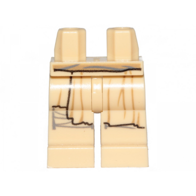 tan hips and legs with sw frayed robe and wrappings on right leg pattern