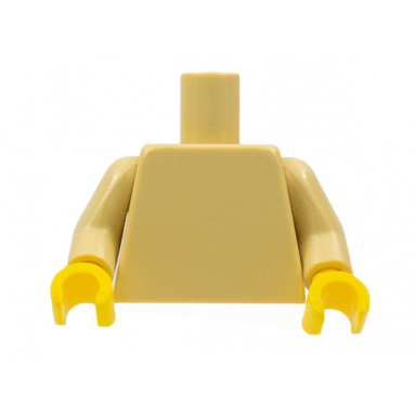 tan torso plain tan arms yellow hands