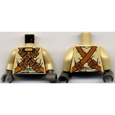 tan torso sw tusken raider pattern tan arms dark gray hands