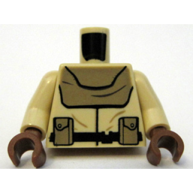 tan torso sw mon calamari officer suit pattern tan arms reddish brown hands