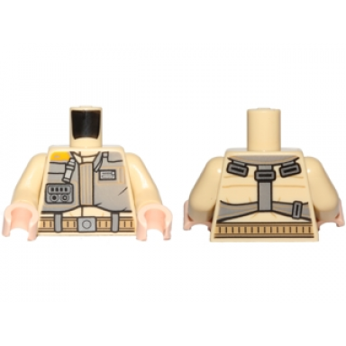 tan torso sw jacket with dark tan belts pattern rebel trooper tan arms light nougat hands
