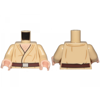tan torso sw tunic dark brown belt and hairy chest pattern wuher tan arms light nougat hands