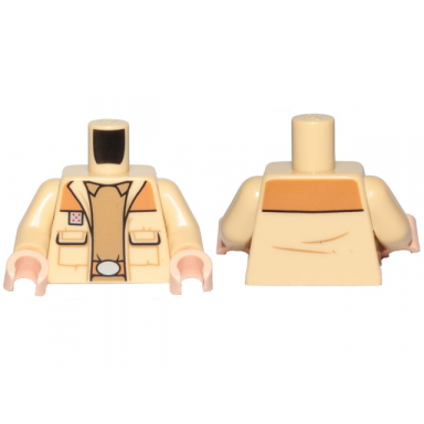 tan torso sw coat pockets red general insignia and dark tan shirt pattern tan arms light nougat hands