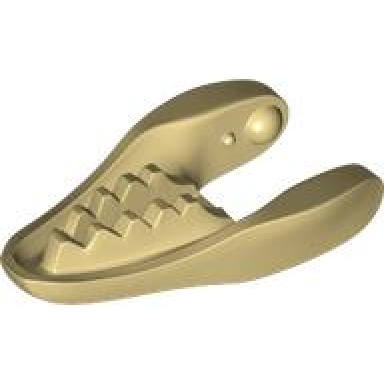 tan dinosaur jaw lower raptor