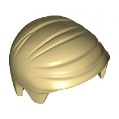 tan minifigure hair short combed sideways part left