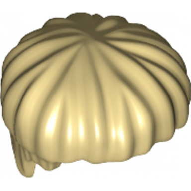 tan minifigure hair short bowl cut