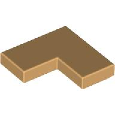 medium tan tile 2 x 2 corner