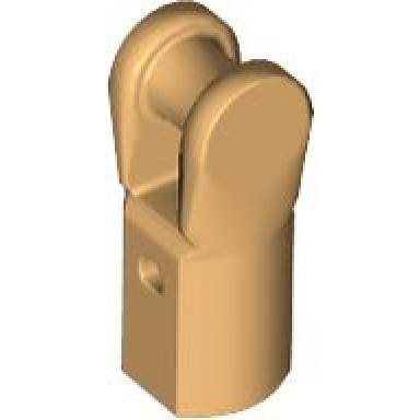 medium tan bar holder with handle