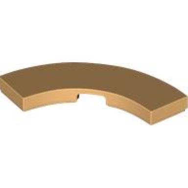 medium tan tile round corner 3 x 3 macaroni