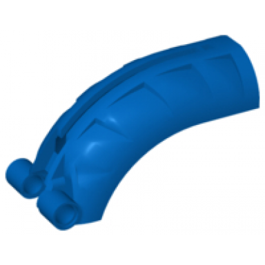 pearl blue bionicle rahkshi back cover with groove