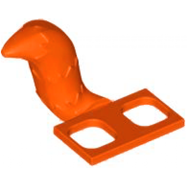 reddish orange minifigure costume tail fluffy