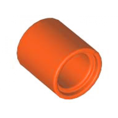 reddish orange technic liftarm thick 1 x 1 spacer