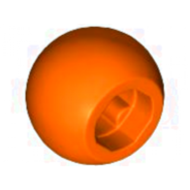 reddish orange technic ball joint