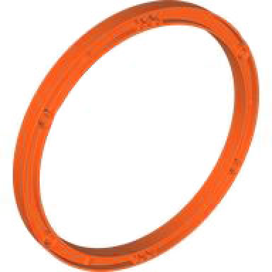 reddish orange support 15 x 15 girder round